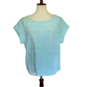 CUT LOOSE - Texture Mini Stripes S/S Crop Top - 0426326